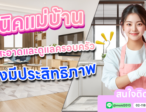 เทคนิคแม่บ้านมืออาชีพ: ทำบ้านสะอาดและดูแลครอบครัวอย่างมีประสิทธิภาพ